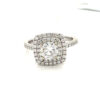 Double Halo Engagment ring