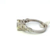 Vintage 1920's Art Deco Platinum ring with 1.81 ct Old European Cut diamond - Image 5