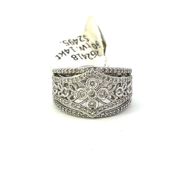 Filigree Anniversary Ring .