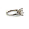 3.11* carat Radiant cut natural diamond set in a platinum ring