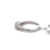 Round Cut diamond Past, Present and Future Cathedral style 1.00 carats total - Image 3