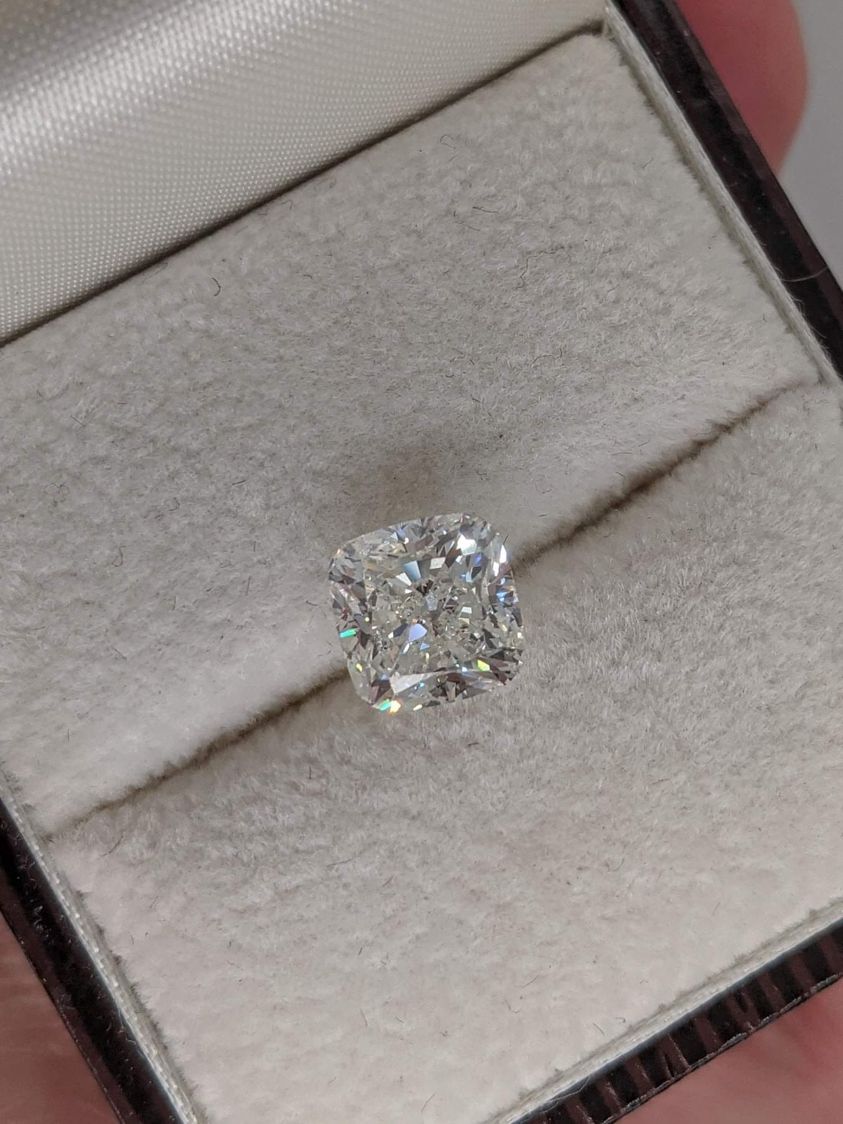 1.52 carat Cushion cut natural mined diamond