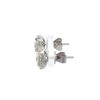 Oval Diamond Halo Earrings - Image 3