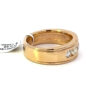 .98 carat Man's 5 Diamond yellow gold Wedding ring - Image 3