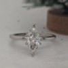 1.04 carat Marquise cut natural mined diamond that is an F in color and I1 clarity.