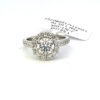 Halo Engagment Ring with 1.52 ct Center Diamond