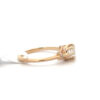 Edwardian Period engagement ring in 14 kt yellow gold .97 cttw. - Image 3