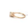 Edwardian Period engagement ring in 14 kt yellow gold .97 cttw. - Image 2