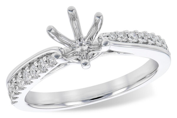 14KT Gold Semi-Mount Engagement Ring