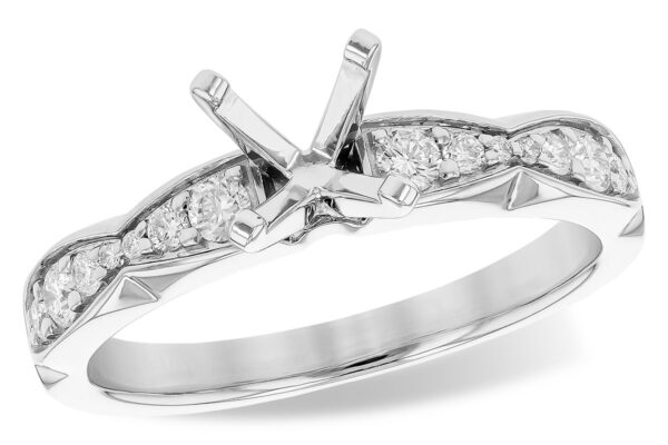 14KT Gold Semi-Mount Engagement Ring