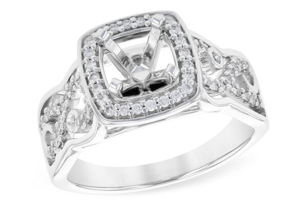 14KT Gold Semi-Mount Engagement Ring