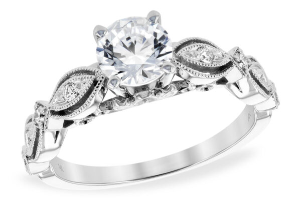 14KT Gold Semi-Mount Engagement Ring
