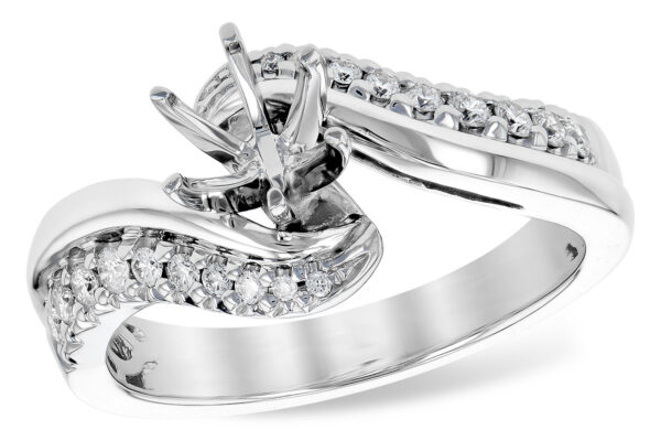 14KT Gold Semi-Mount Engagement Ring