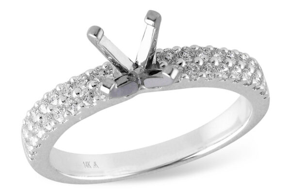 14KT Gold Semi-Mount Engagement Ring