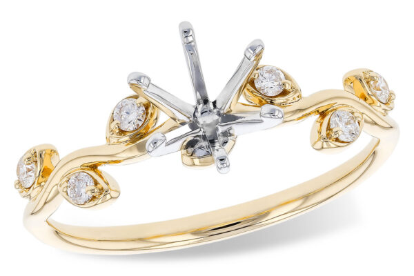 14KT Gold Semi-Mount Engagement Ring