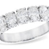 Ladies Natural Diamonds 14 kt wedding ring 1.66 TW 7- OVAL CUT Diamonds.
