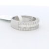 14kt White Gold 3 Row Diamond Anniversary Ring (1.06 cttw.)