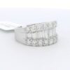 14kt White Gold 3 Row Diamond Anniversary Ring (3.19 cttw.)