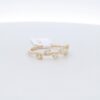 14k YG Diamond Wedding Band