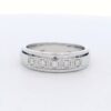 Men's 14kt WG Diamond Wedding Band