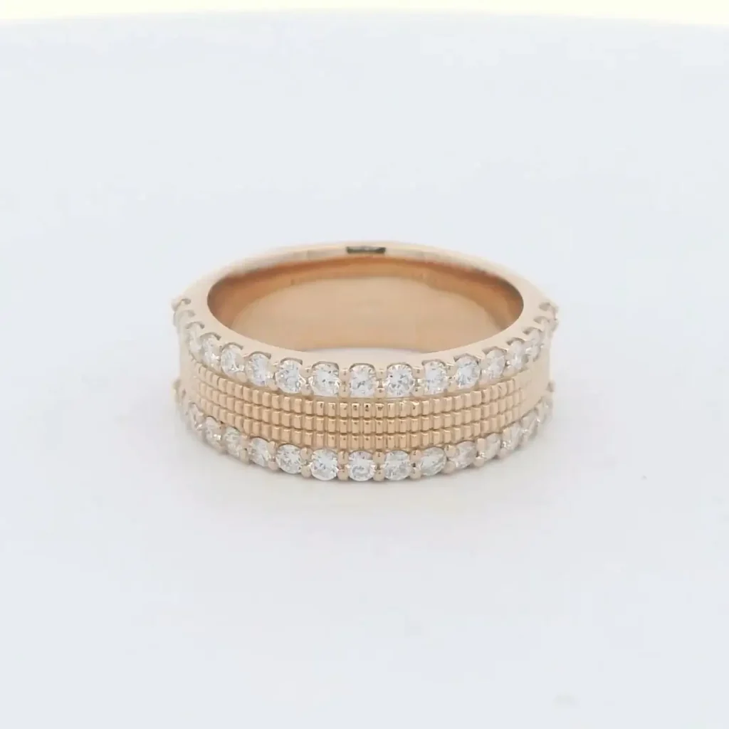 Ladies 14kt Yellow Gold Diamond Wedding Ring .70 cttw.