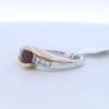 14Kt 2-Tone Gold Ruby & Diamond Ring