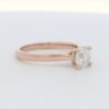 14k Rose Gold Round Solitaire Engagement Ring (.92 ct.)
