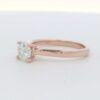 14k Rose Gold Round Solitaire Engagement Ring (.92 ct.)