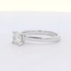 14k WG Round Solitaire Engagement Ring (.77 ct.)