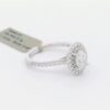 Ladies 14k WG Oval Halo Engagement Ring (1.12 cttw.)