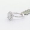 Ladies 14k WG Oval Halo Engagement Ring (1.12 cttw.)