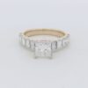 14k YG Princess Engagement Ring (2.43 cttw.)