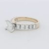 14k YG Princess Engagement Ring (2.43 cttw.)