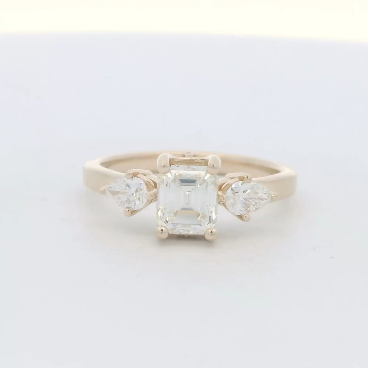 14K YG 3-Stone Diamond Engagement Ring (1.35 cttw.) Style:126785