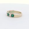 14K YG Emerald & Diamond Band (1.20 cttw) LCE2424_EME-301