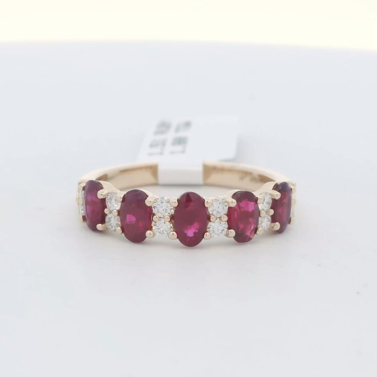 Ladies 14k Yellow Gold Ruby & Diamond Ring (1.80 cttw.) AK-W2648