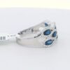 Ladies 14k White Gold Sapphire & Diamond Ring (2.18 cttw.) AK-W2371