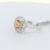14K WG Cocktail Ring w/ 1.02 ct. Round Citrine