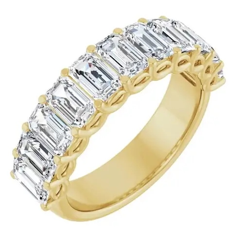 14K Yellow Gold 3 3/8 CTW Lab-Grown Diamond Anniversary Band