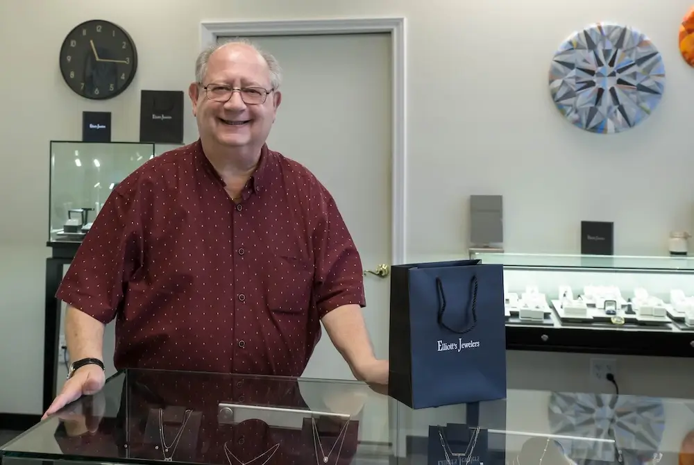 headshot of Elliott Herzlich, Owner of Elliott's Jewelers in Huntsville, TX