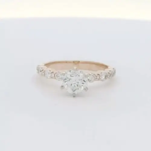 Ladies 14k Yellow Gold Diamond Engagement Ring w/ Round Brilliant Center (1.53 cttw.)